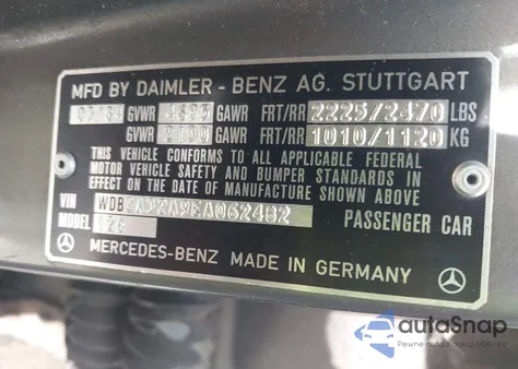 1984 Mercedes-Benz 380 Se z USA, uszkodzony, nr VIN WDBCA32A9EA062482